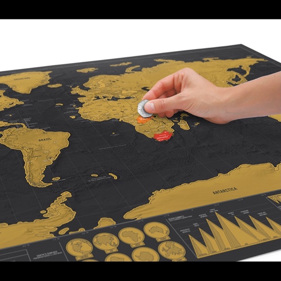 Decor Scratch Map Deluxe Edition Wall Hang - Picture 6 of 8